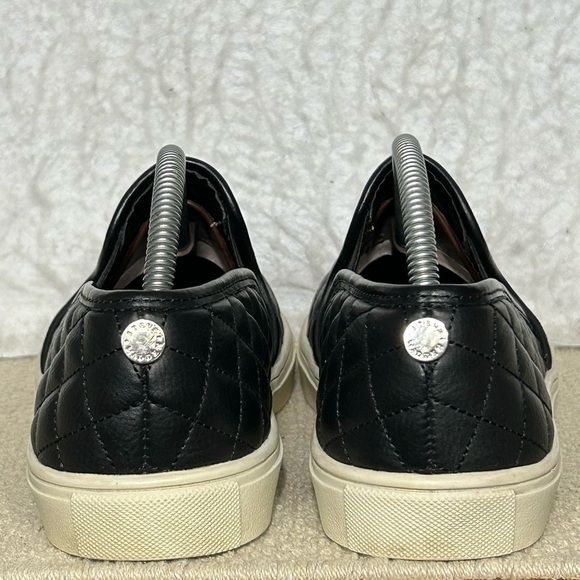 Steve Madden Womens Black Quilted Ecentrcq SlipOn Casual Sneaker Shoes SZ 8.5M - Picture 4 of 11